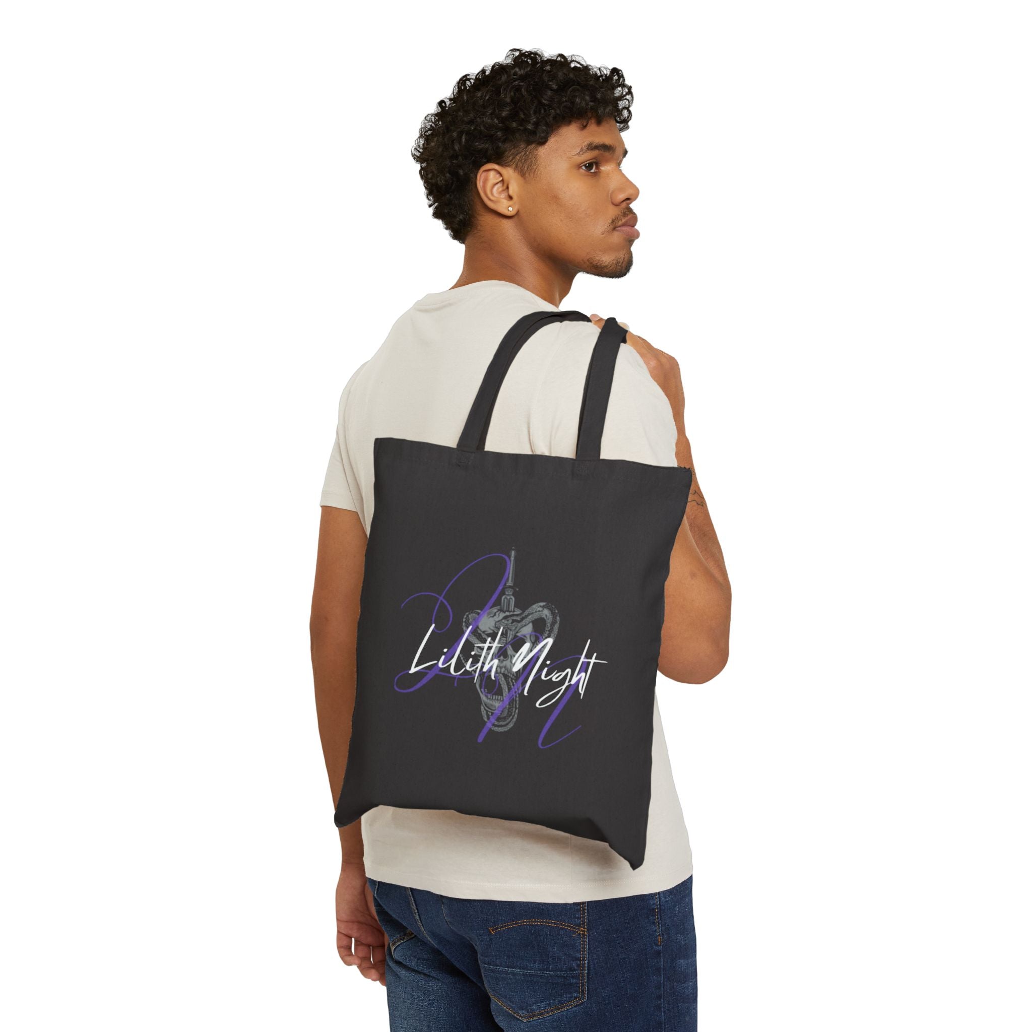 Lilith Night Canvas Tote Bag