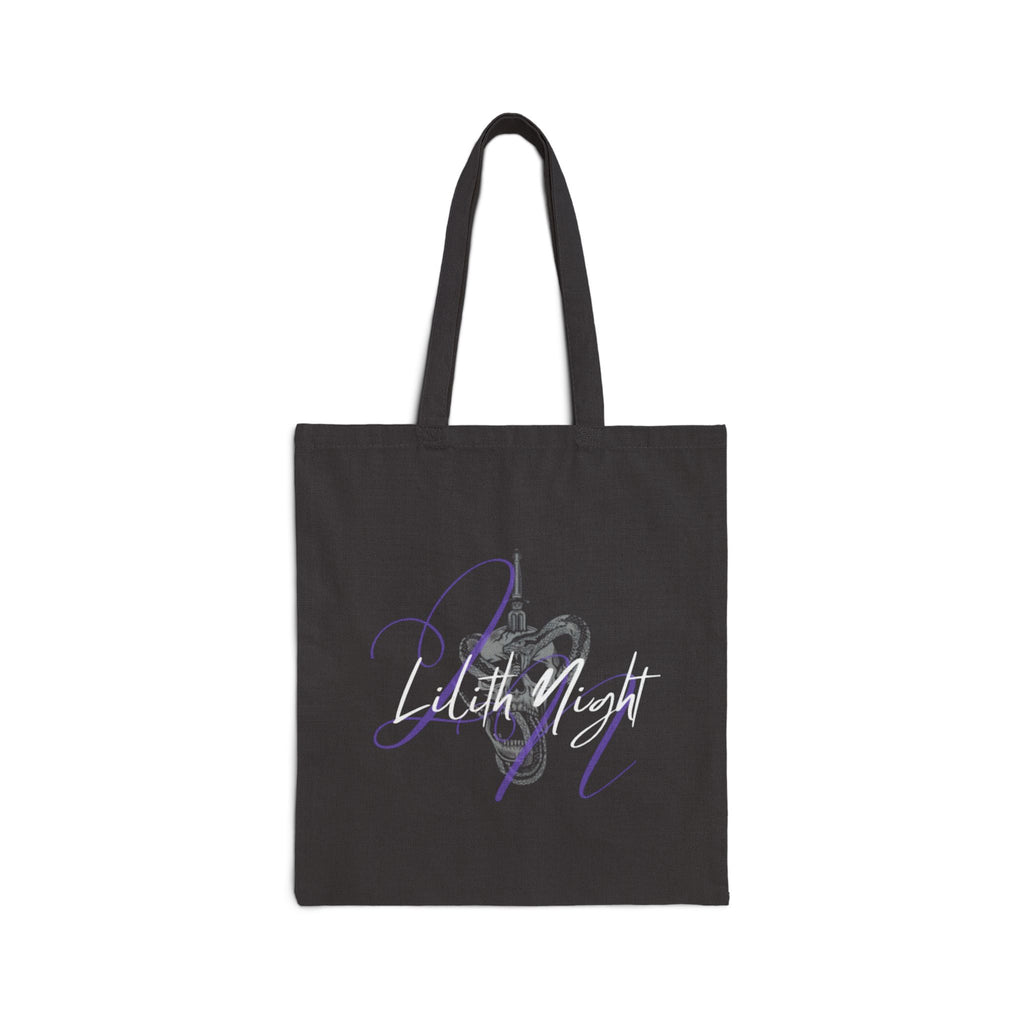 Lilith Night Canvas Tote Bag