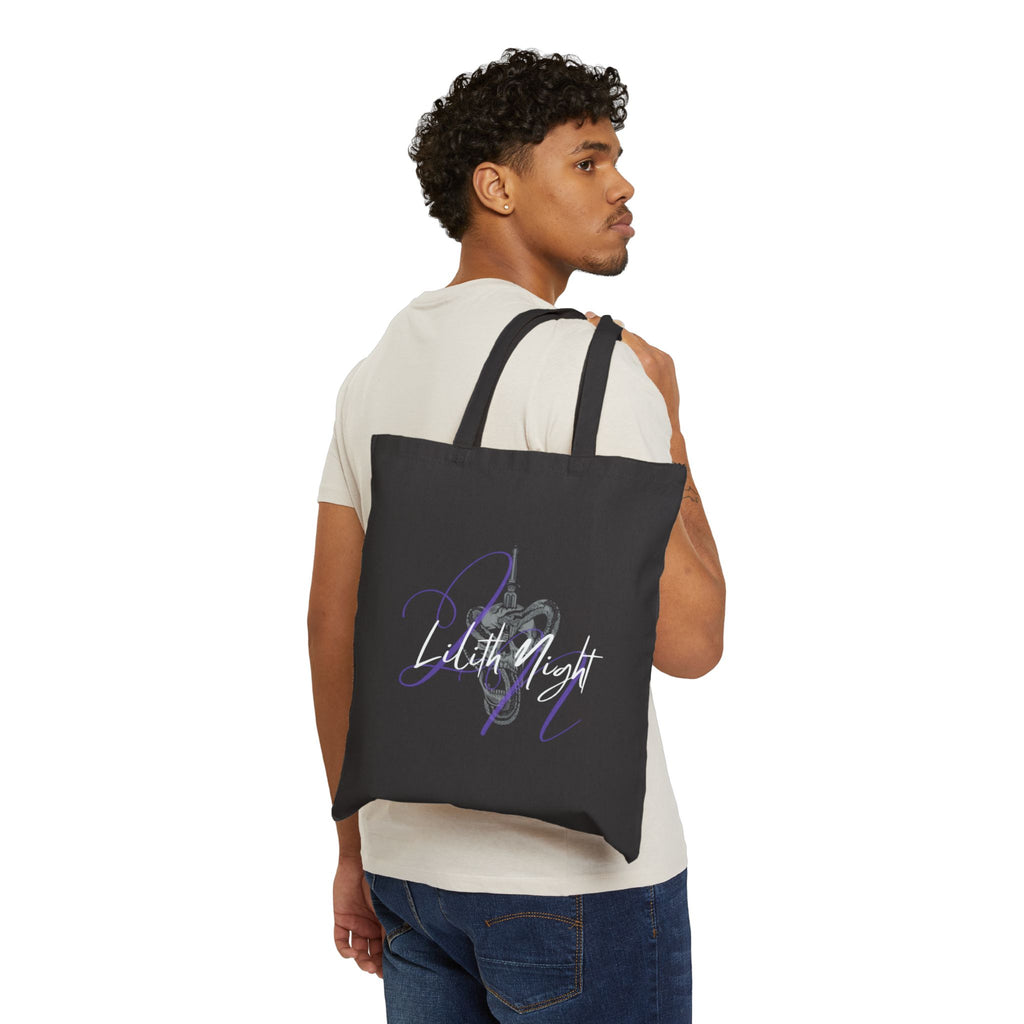 Lilith Night Canvas Tote Bag